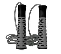 Скакалка PowerPlay 4206 Jump Rope PRO+ Сіро-чорна 2,75 м (PP_4206_Grey/Black) - мініатюра 2
