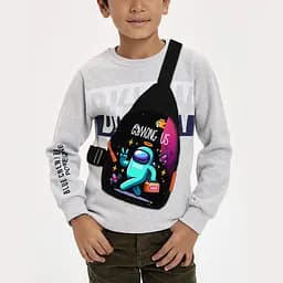 Сумка через плечо детская Among Us 29х17 см сумка слинг для мальчика (02034)