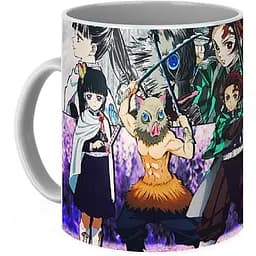 Кухоль GeekLand Demon Slayer Kimetsu no Yaiba Клинок, що розсікає демонів KY.02.09 330 мл білий - мініатюра 3