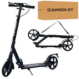 Самокат iTrike міський дорослий 35х13х80-102 см Чорний 000222886 - мініатюра 2