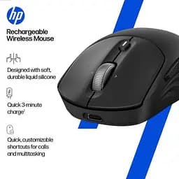 Мишка HP 700 Rechargeable Wireless/Bluetooth Black (AZ7B0AA) - мініатюра 2