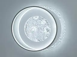 Світлодіодна Люстра стельова чорна 90 Вт до 15 м²