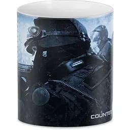 Кружка GeekLand КС:ГО Контр Забастовка CP 03.426 330 мл белая