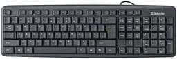 Клавіатура Defender Element HB-520 B, 104+3 кн., UA, USB, чорна