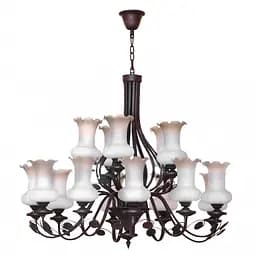 Люстра подвесная Brille кантри E27 60W BR (BKL-056S/15)