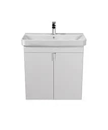 Тумба Мойдодир Simple White 70-U умивальник River 70 Білий універсальна Білий - мініатюра 5
