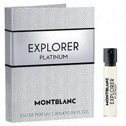 Парфюмированая вода Mont Blanc Explorer Platinum 2 мл