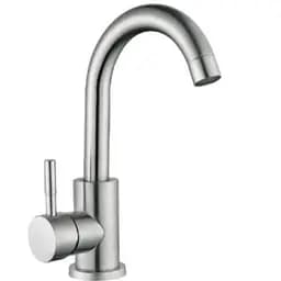 Смеситель для умывальника Mixxus SUS-001-C нержавеющая сталь MI0788