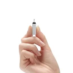 Адаптер перехідник Borofone BV2 MicroUSB to USB 3.0 F сріблястий - мініатюра 3