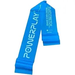 Стрічка-еспандер PowerPlay 4112 0.4мм MediBand Light для фітнесу та реабілітації Синя (6.8 кг) (PP_4112_Blue_Light)