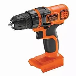 Аккумуляторная дрель-шуруповерт Black+Decker без АКБ и ЗП BDCDD18N