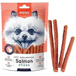 Wanpy Salmon Sticks ванпи палочки с лососем лакомство для собак