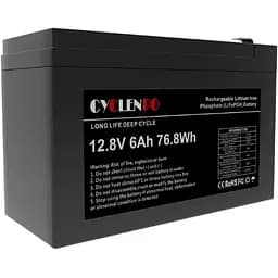 Акумулятор Cyclen 12.8V 6AH LiFePo4 - мініатюра 4