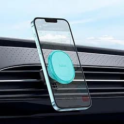 Тримач HOCO Crystal magnetic (air outlet) H1 зелений - мініатюра 7