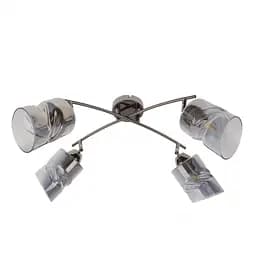 Люстра потолочная Brille в спальню Е27 60W BK (LK-723S/4)