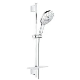 Душевый гарнитур Grohe Rainshower Smartactive 150 с полочкой 3 режима струи 30412