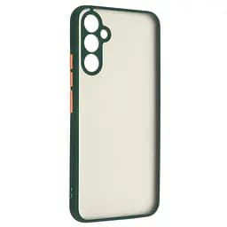 Чехол панель-накладка для Samsung Galaxy A34 5G (A346), Frosted Matte, зеленый, противоударный чехол с защитой всего корпуса, термополиуретан TPU + поликарбонат PC, ArmorStandart (ARM66714)