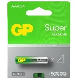 Батарейка GP AAA LR3 Super Alcaline х 4 (24A21-SB4 / 4891199218224)