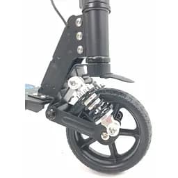 Дитячий Електросамокат E-Scooter ES3 LED + амортизатор Чорний - мініатюра 5
