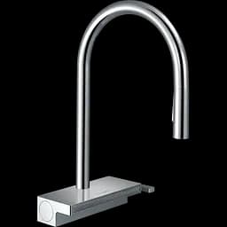 Смеситель для кухни Hansgrohe Aquno Select M81 170 3jet с выдвижным изливом 73837000 Хром