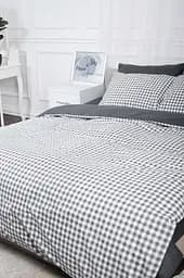 Підковдра Moon&Star Ranforce Elite Gray Square Полуторна Євро 160x220 см