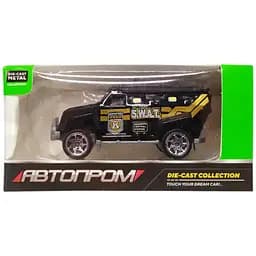 Дитяча металева машинка Автопром 7629, 1:64 SWAT броньовик