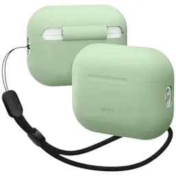 Чохол з ремінцем Elago Silicone Basic Case with Nylon Lanyard для AirPods Pro 2 покоління Pastel Green (EAPP2SC-BA+ROSTR-PGR)