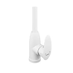 Змішувач для кухні Plamix Cezar-011-B Set з підведенням white PM0667, Білий - мініатюра 5