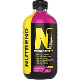 Передтренувальний комплекс Nutrend N1 Drink Тропічний 330 мл