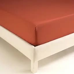 Простирадло на резинці з наволочкою Penelope - Laura brick red цегляний 100x200+50x70 - мініатюра 4