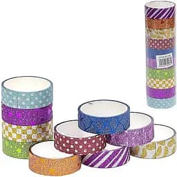 Скотч декоративний 3D блискучий з малюнком Bambi №68