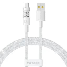 Кабель Baseus Gem Fast-Charging Cable USB to Type-C 100W 1m P10373002211-00 White