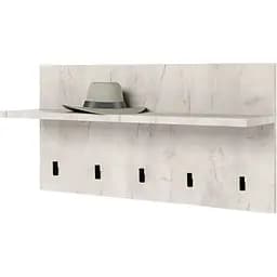 Вішалка на стіну Еверест Соната-800, 80x40 см дуб крафт білий (DTM-2729)