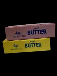 Набір Антистрес масло Butter 2 шт сквіш жовте і рожеве з запахом