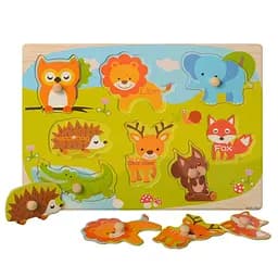 Деревянные пазлы Рамка-вкладыш, MD1187 (в ассортименте)