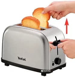 Тостер Tefal Ultra Mini 700 Вт металік (TT330D30) - мініатюра 2