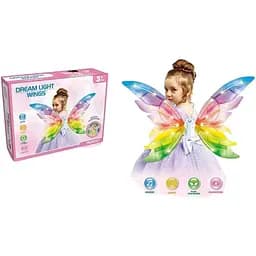 Крылья карнавальные перламутровые 813-94, мелодия, подсветка, движение крыльями