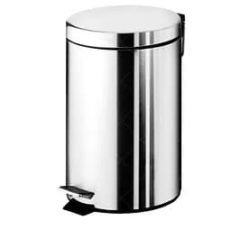 Ведро для мусора Gedy Argenta 3л с педалью (2609-13) Хром