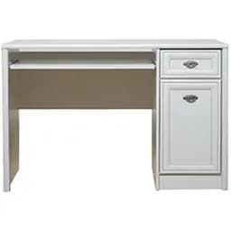 Стіл комп'ютерний Гербор Салерно BIU1D1S Білий (GRB-1301)