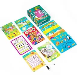 Настільна гра Пиши та витирай "Зоопарк" Vladi Toys VT5010-20 укр - мініатюра 2