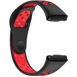 Ремінець DK для Xiaomi Redmi Watch 3 Active / 3 Lite Silicone Sport Band Nike (black / red) - мініатюра 2