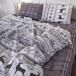 Простирадло MirSon Бязь 17-0654 Reindeer 180x220 см (2200009610165) - мініатюра 3