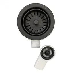 Сифон для мийки Adamant 1-й в колір Black Metallic