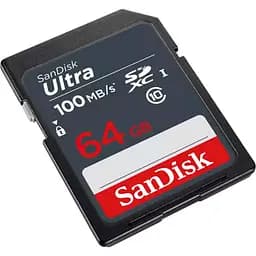 Карта пам'яті Sandisk 64Gb SD (SDSDUNR-064G-GN3IN) - мініатюра 2
