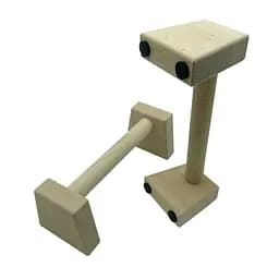 Паралетси, упори для віджимання дерев'яні Wood Gym Push Up NE-WD-30 з бука 30 см 2 шт - мініатюра 5