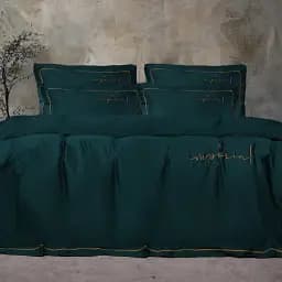 Наволочка MirSon Imperial Tencel №07 Emerald 50х70 см (2200010755824) - мініатюра 2