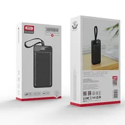 Портативна батарея XO PR156 30000 mAh PD20W + QC 3.0 22.5W Black - мініатюра 2