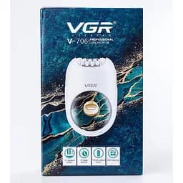 Жіночий акумуляторний епілятор VGR V-706 для бікіні ніг USB - мініатюра 5