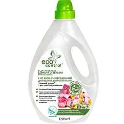 Засіб для прання дитячої білизни Eco Control Ніжний дотик 1.2 л