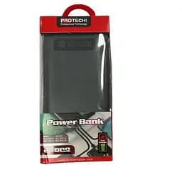 Універсальна зарядна батарея ProTech B-05 Solar 20000Mah + вбудовані кабелі + ліхтарик (Чорний) - мініатюра 4